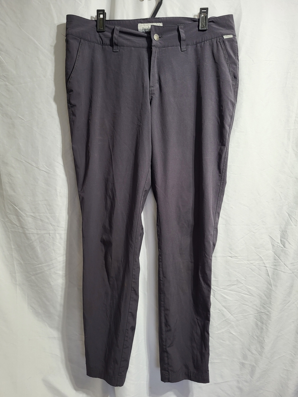 Avalanche Women's Charcoal Gray Track Pants, Size 12